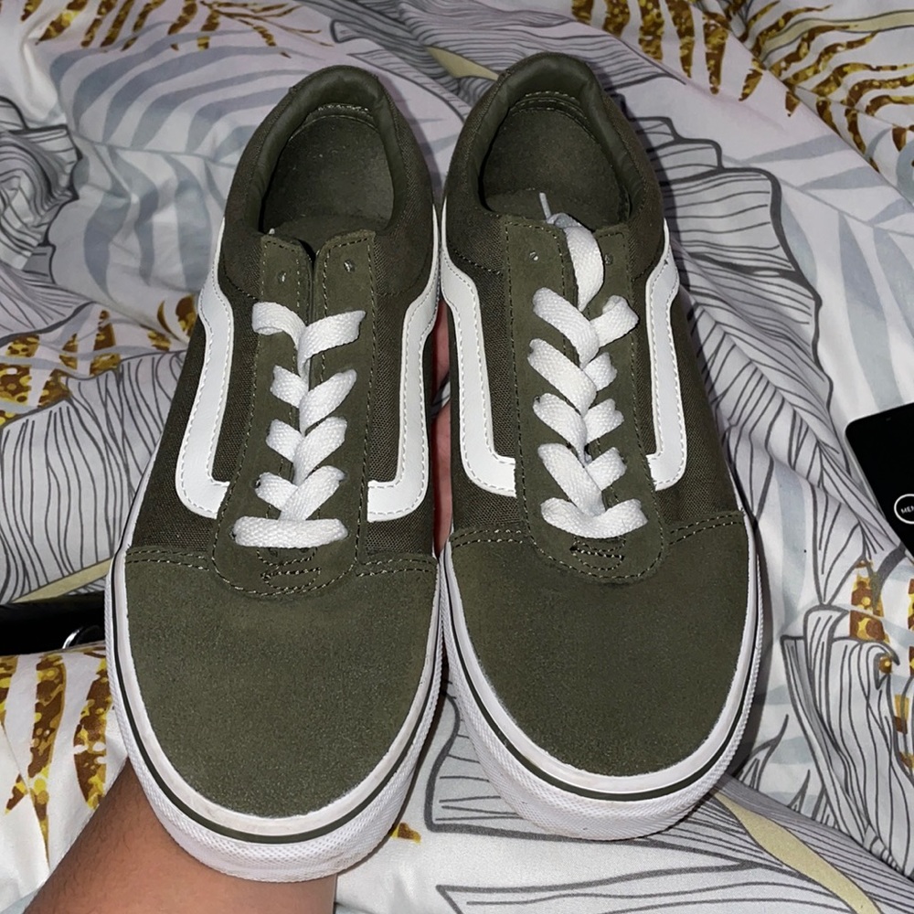 OLIVE GREEN VANS